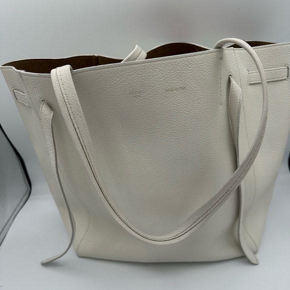 Celine Tote in White - Authentic Céline Phantom Cabas Tote Very Good Condition - Picture 5 of 8